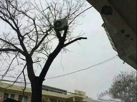 这样装空调突然有种高大上的感觉器物gif搞笑图片