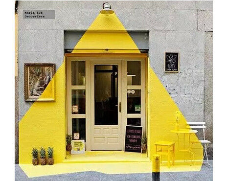 那些最夸张的店门设计，被吸引了有木有！器物gif搞笑图片