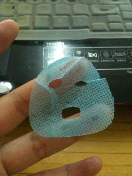 试用装的面膜器物gif搞笑图片