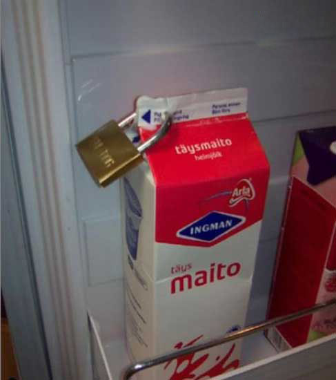 防偷喝的妙招器物gif搞笑图片