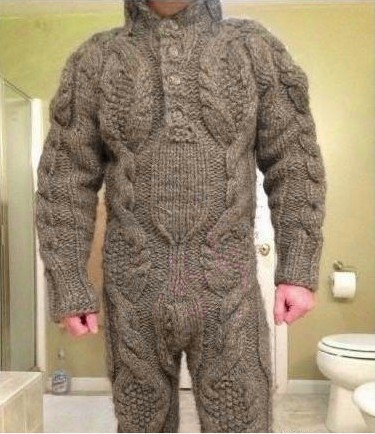 老婆刚给织的连体毛衣器物gif搞笑图片