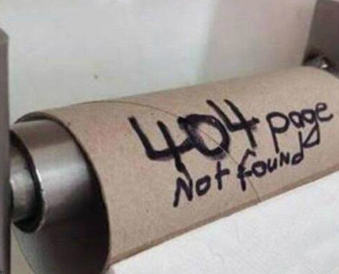 友情提示没纸了器物gif搞笑图片