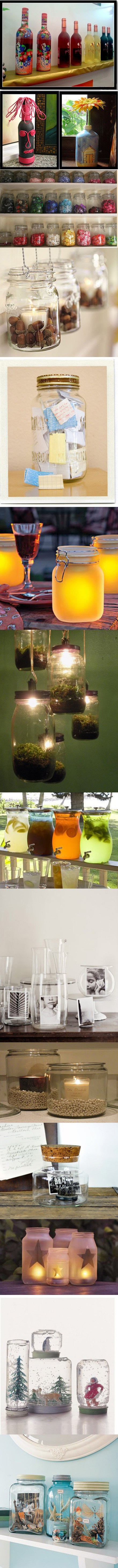 关于瓶子的N多创意器物gif搞笑图片