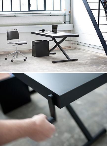 创意办公桌器物gif搞笑图片