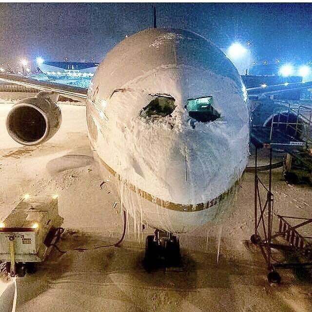 飞机保养之贴面膜器物gif搞笑图片