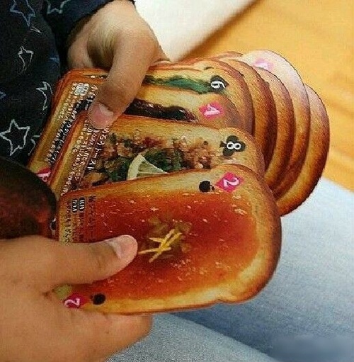 我是面包！别TM偷吃有毒。。。器物gif搞笑图片