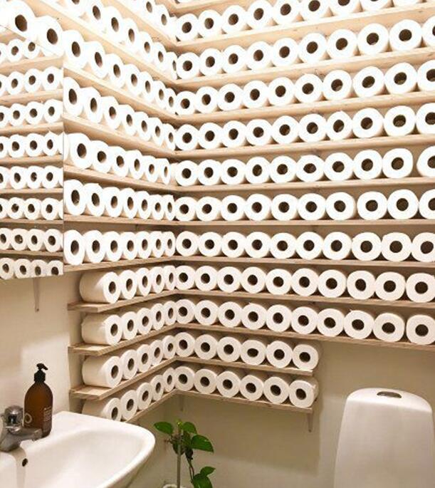 再也不用担心没厕纸啦器物gif搞笑图片