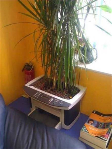 考虑过打印机的心情吗？器物gif搞笑图片