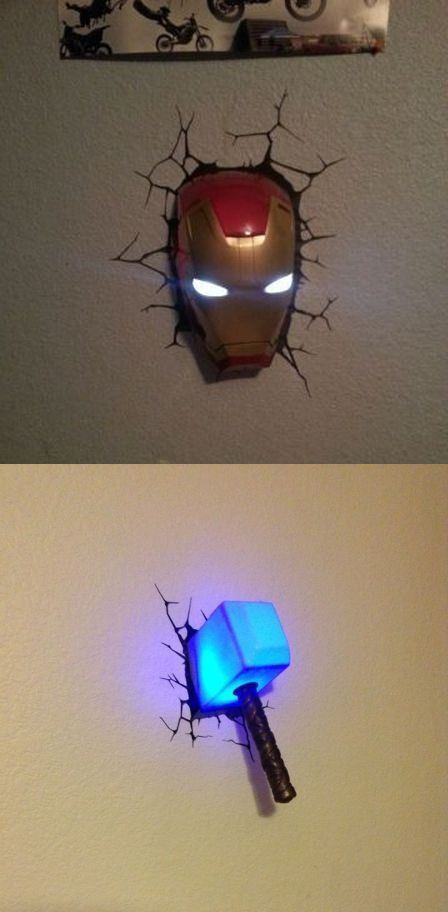 《复仇者联盟》墙饰器物gif搞笑图片