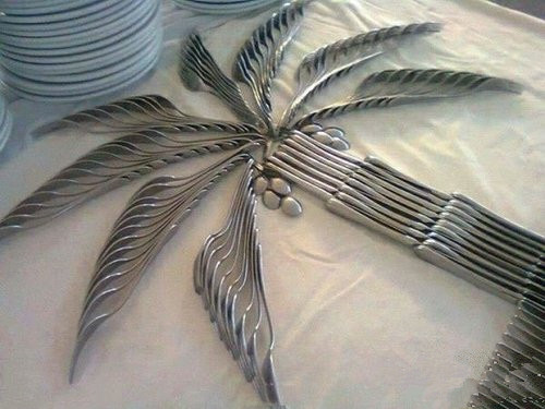 西餐厅实习生的无聊之作器物gif搞笑图片