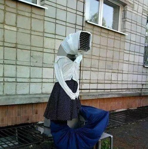 远看一朵花，近看一奇葩器物gif搞笑图片