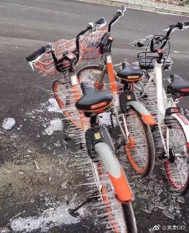 +9攻击强化的共享单车器物gif搞笑图片