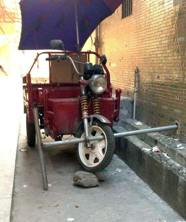 防盗技术哪家强？器物gif搞笑图片