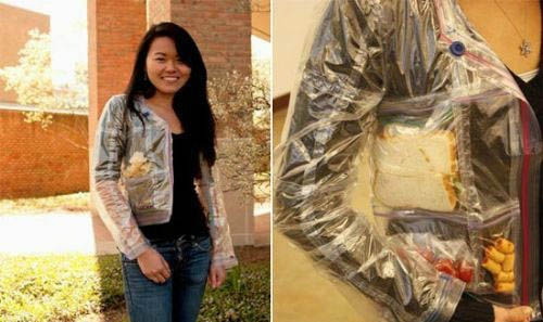 吃货不能穿的夹克器物gif搞笑图片