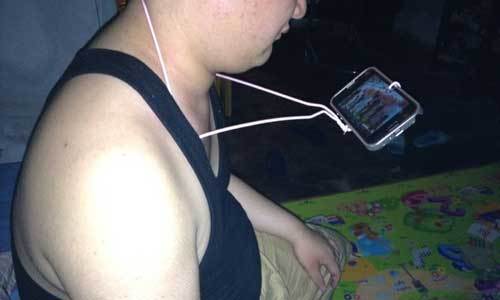 懒人的新发明器物gif搞笑图片