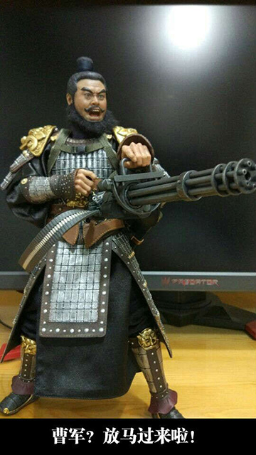 难怪张飞可以一个人守长坂坡器物gif搞笑图片