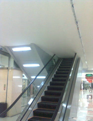 坑爹的自动扶梯器物gif搞笑图片