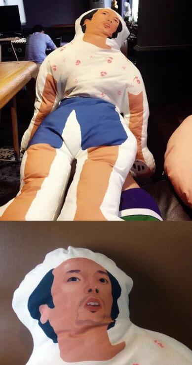 看到这个抱枕真是笑出声了器物gif搞笑图片