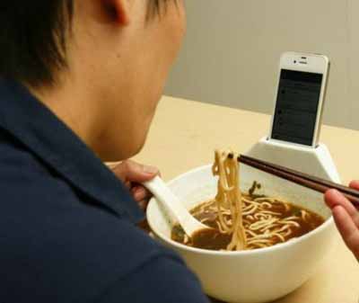 iphone迷都想拥有的碗！器物gif搞笑图片