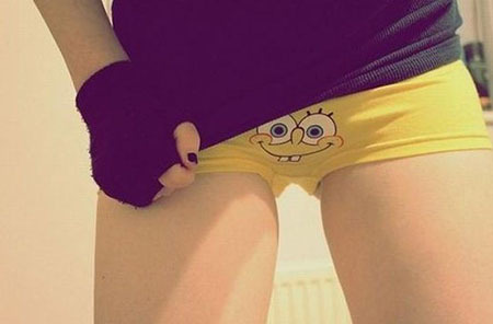 我看到海绵宝宝了。。。器物gif搞笑图片