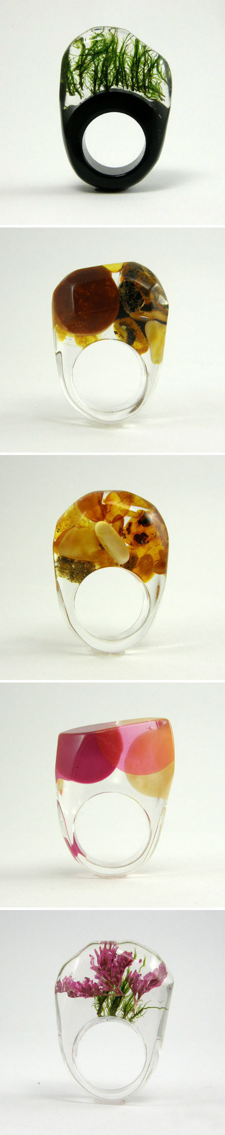 精美绝仑的树脂戒指器物gif搞笑图片