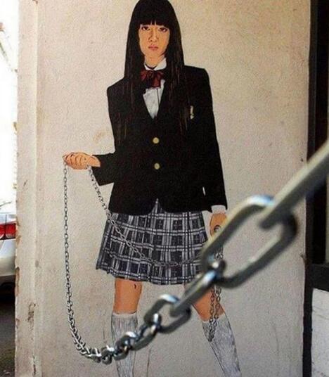 这幅壁画有点叼器物gif搞笑图片