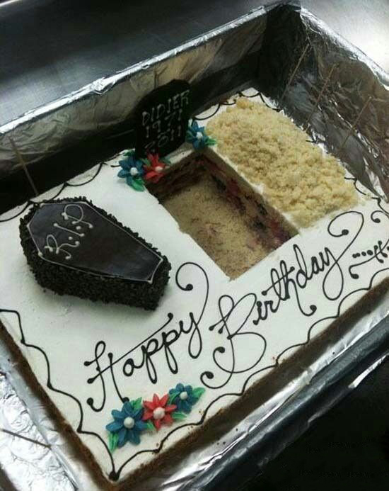 真尼玛晦气的生日蛋糕器物gif搞笑图片