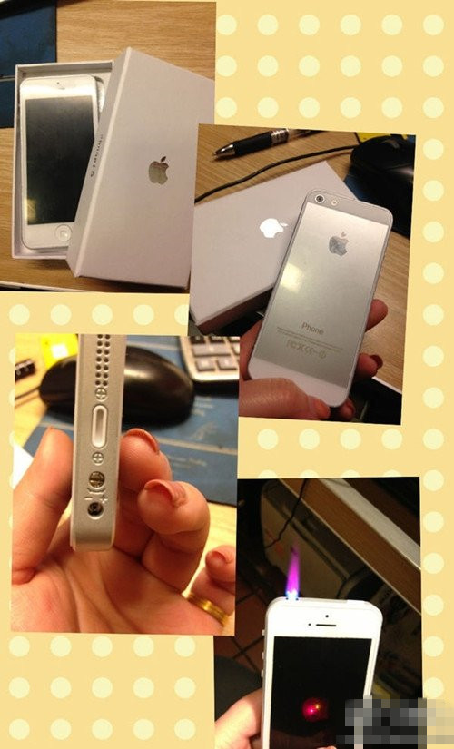 过年了，老公送我个iphone。怎么有种被骗的赶脚~器物gif搞笑图片