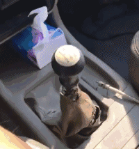 我车的档杆这是怎么了，还有救吗？器物gif搞笑图片