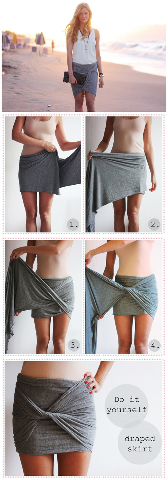 这样DIY一个短裙真好看器物gif搞笑图片