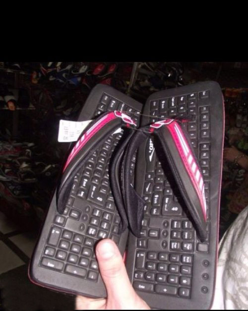 犀利的人字拖，果断买了器物gif搞笑图片