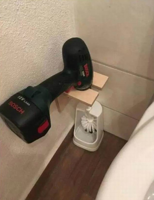 电动马桶刷器物gif搞笑图片