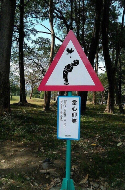 仰天大笑出门去，一不小心吃到翔器物gif搞笑图片