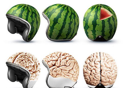 高回头率的安全头盔器物gif搞笑图片