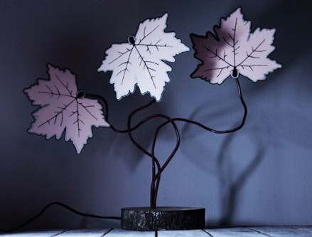 树叶灯饰器物gif搞笑图片