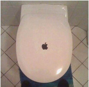 苹果也出翻盖了！器物gif搞笑图片