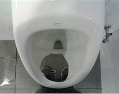 如此厕所你敢上吗？器物gif搞笑图片