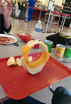 吃货的艺术细胞是如此强大器物gif搞笑图片