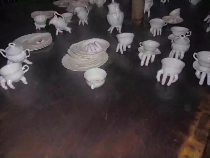 什么样的人才会用这些餐具啊？器物gif搞笑图片