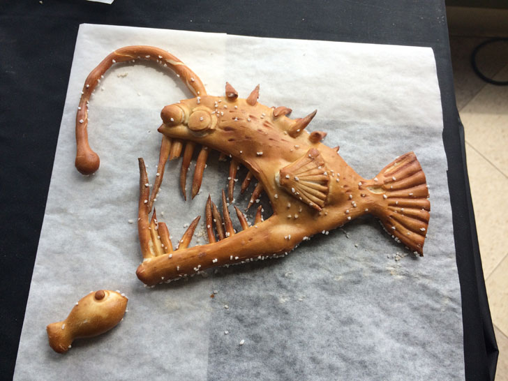 这饼干给谁吃好呢？器物gif搞笑图片