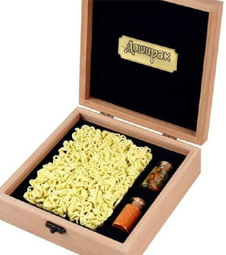 论如何让方便面高端起来器物gif搞笑图片