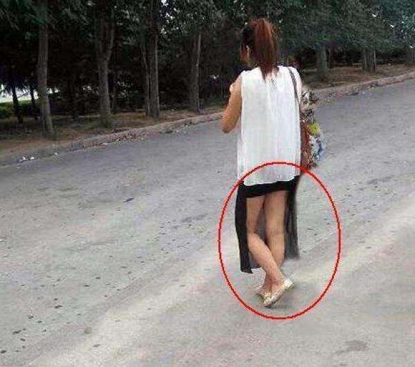 妹子，这么穿凉快不？器物gif搞笑图片