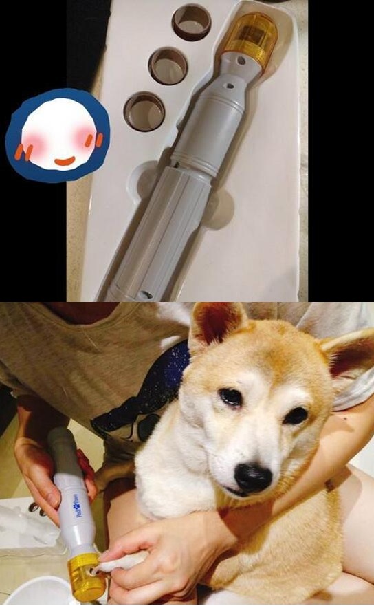 今天下午帮老婆收了一包快递，一时好奇就顺手拆了包装，忽然心头一惊，瞪大了我的眼睛，久久不能自已器物gif搞笑图片