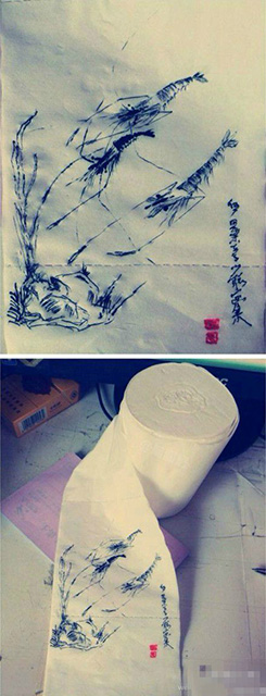 有时候高手不一定来自民间，还有可能来自洗手间器物gif搞笑图片