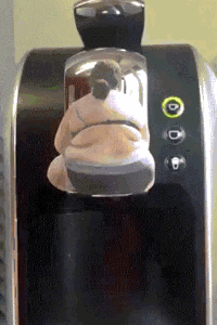 看到这咖啡机瞬间食欲全无啊器物gif搞笑图片