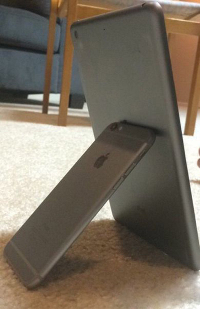 苹果6P的真正作用！器物gif搞笑图片