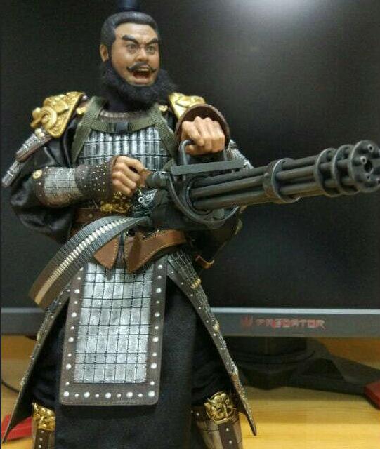 难怪张飞可以一个人守长板桥器物gif搞笑图片