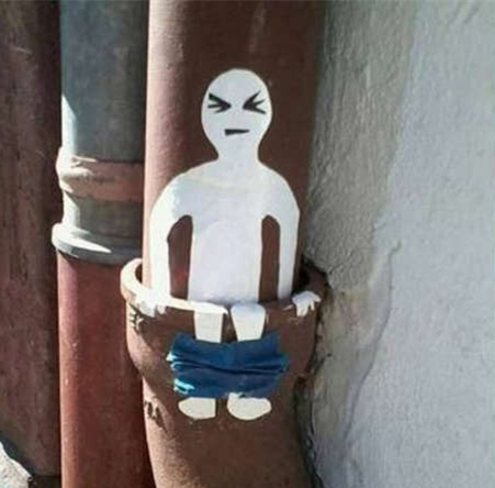 终于知道管道为什么老堵了器物gif搞笑图片