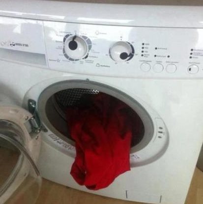 洗衣机的表情亮了器物gif搞笑图片