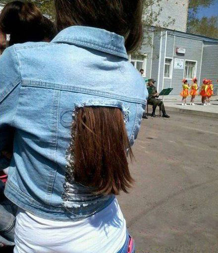 破洞上衣的正确使用方法器物gif搞笑图片